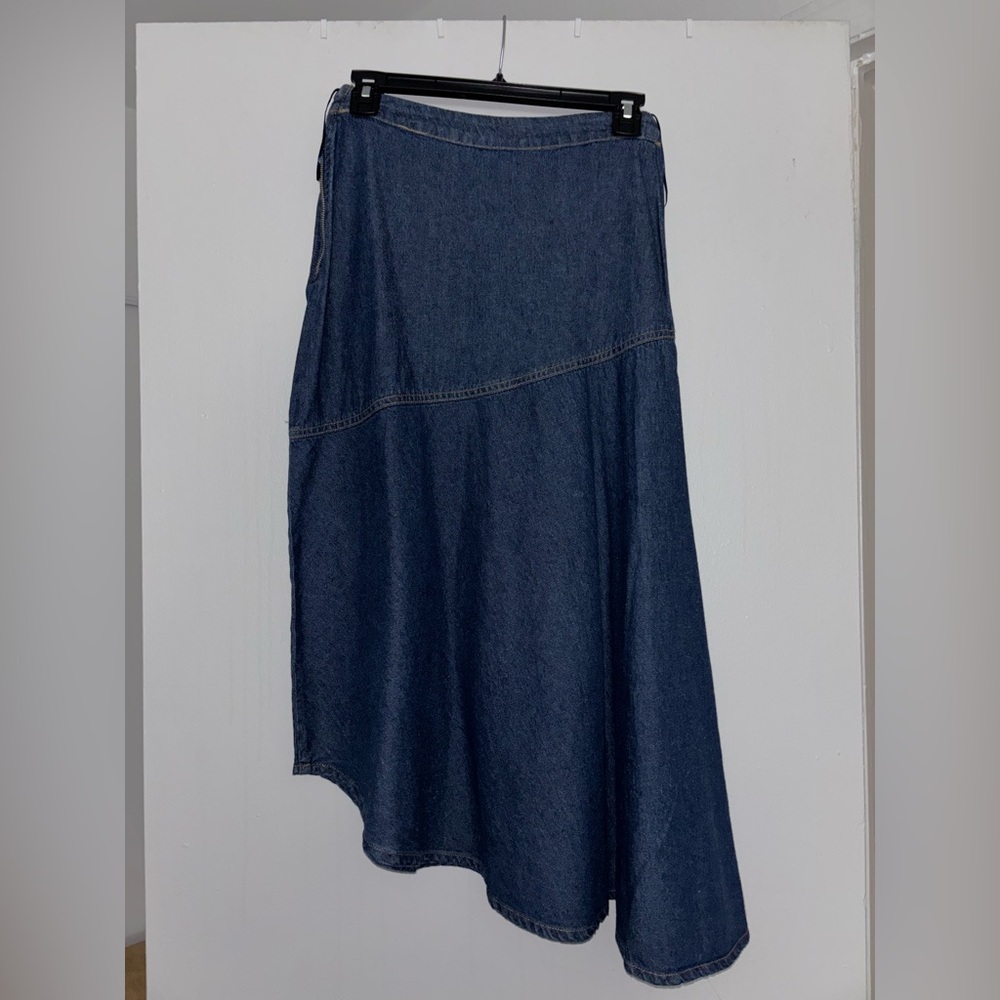 Stylish Asymmetrical Denim Skirt